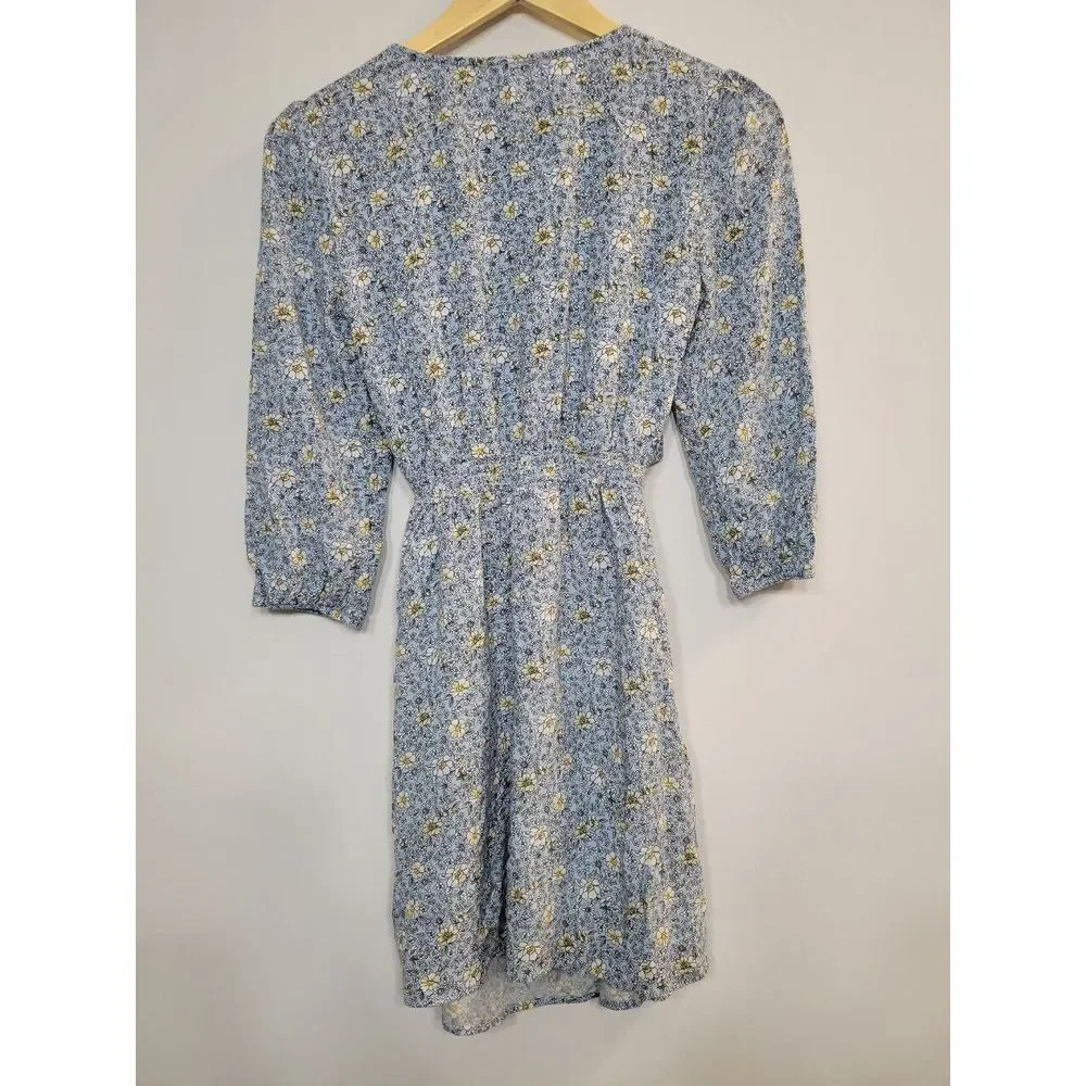 Bebop‎ Floral Cutout Front Floral Dress with 3/4th Sleeve Size Small